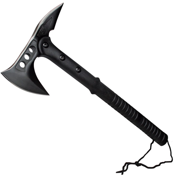 BlackField, tactical axe, 2.Ø, grip end with lanyard and band